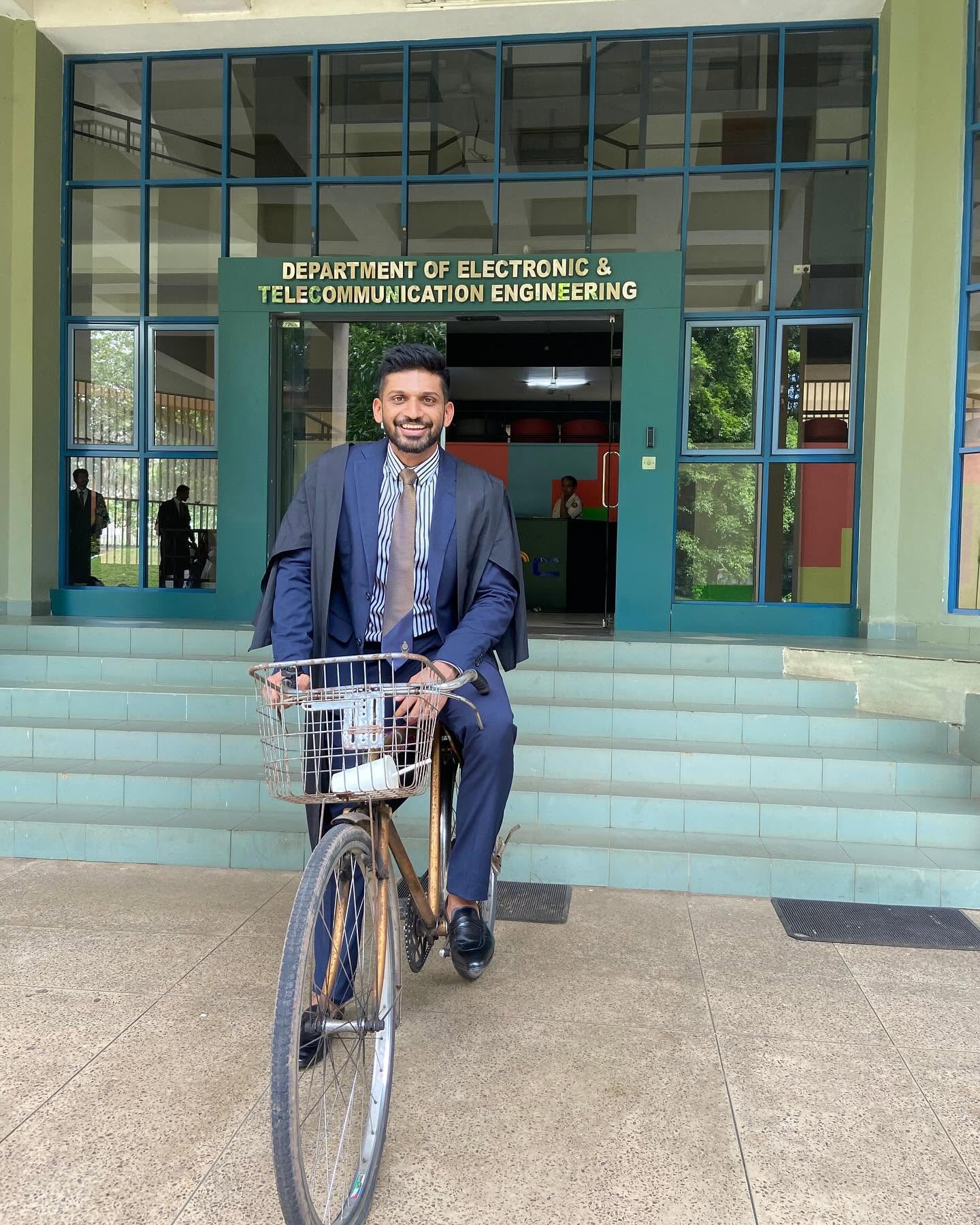 Damith at University of Moratuwa, Sri Lanka
